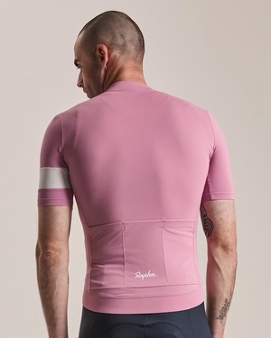 RAPHA Men's Core Lightweight Jersey DUSTY MAUVE/WHITE