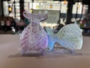 コンパクトミラー ハンドミラー マーメイド 人魚 手鏡  [カラー: ミントグリーン]