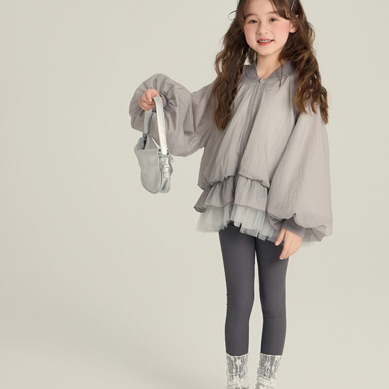 秋チュール裾フリルデザインジャケット | bebehome