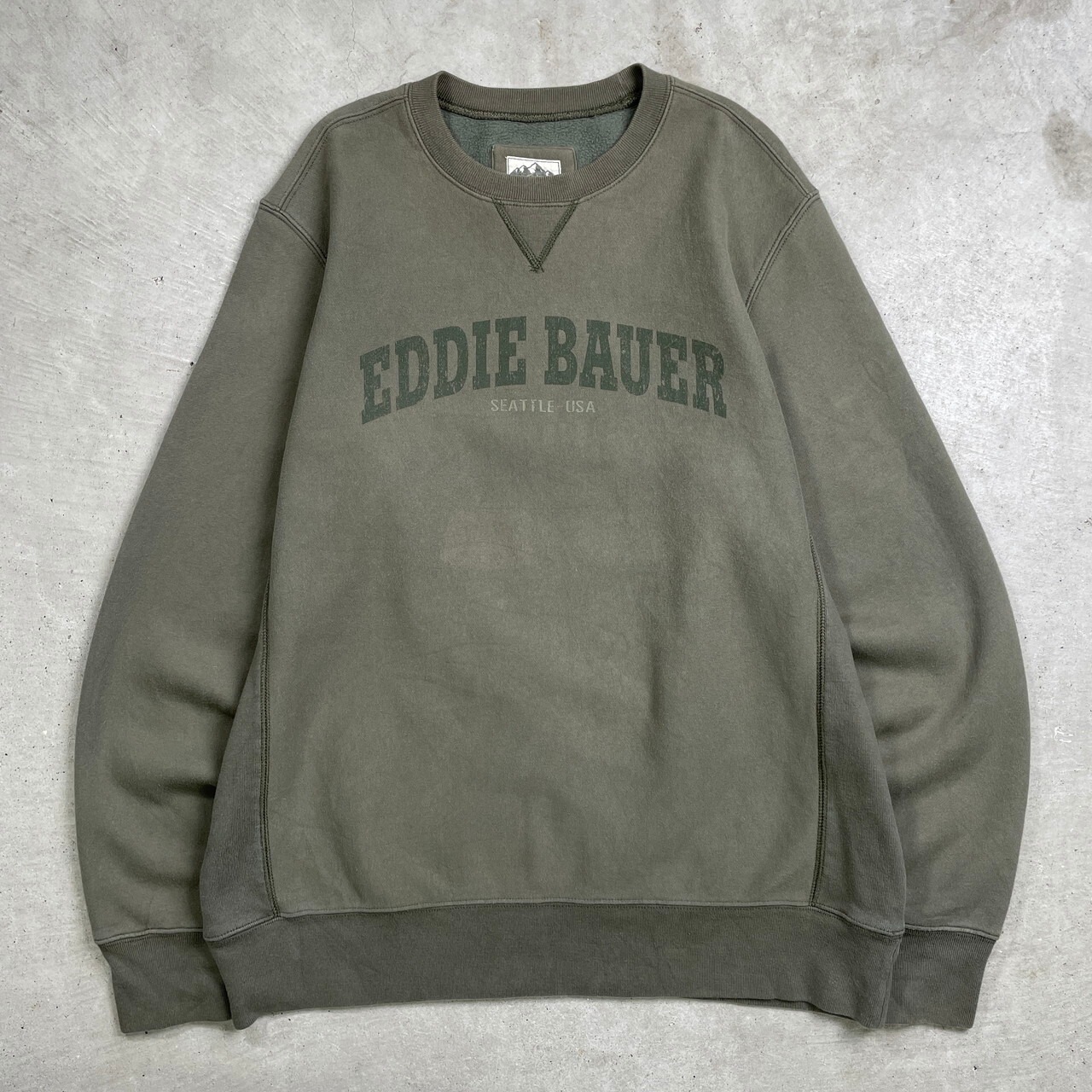 Eddie Bauer エディーバウアー ロゴプリント スウェットシャツ 