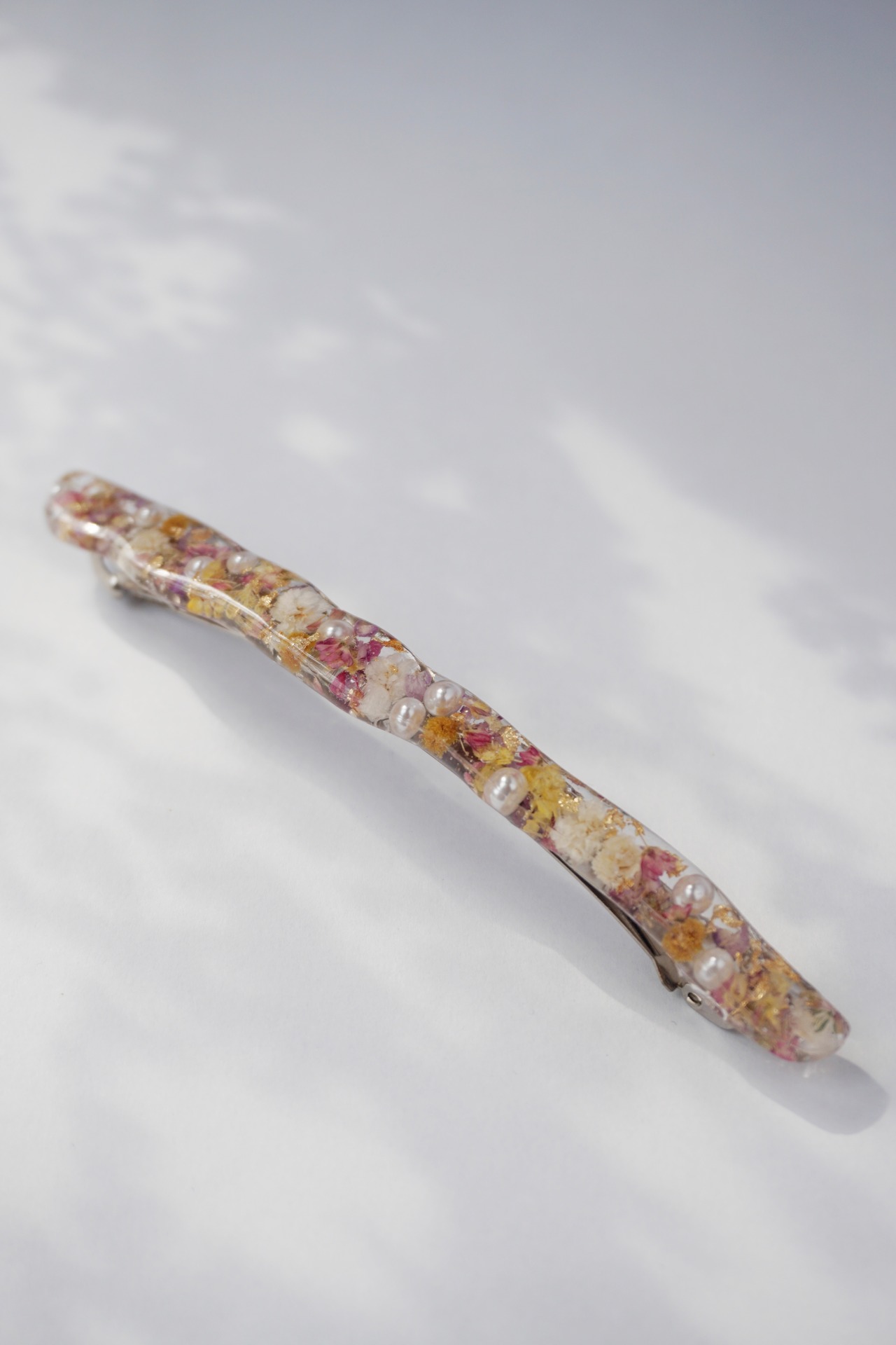 ロングフラワーバレッタ①