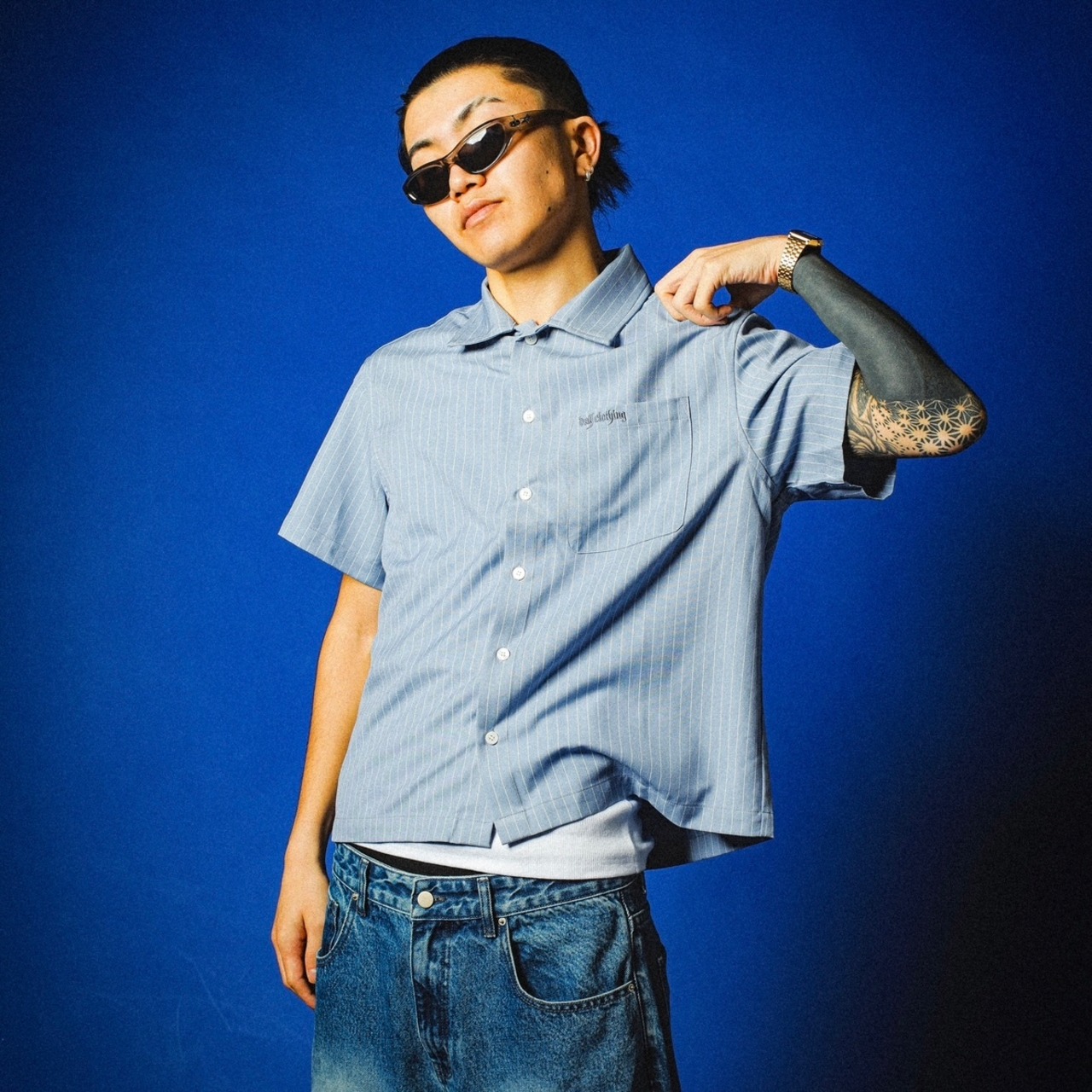 ESSENTIAL LOGO STRIPED SHIRT