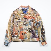 【GJK-M_002】再構築着物Gジャン KIMONO TRACKER JACKET