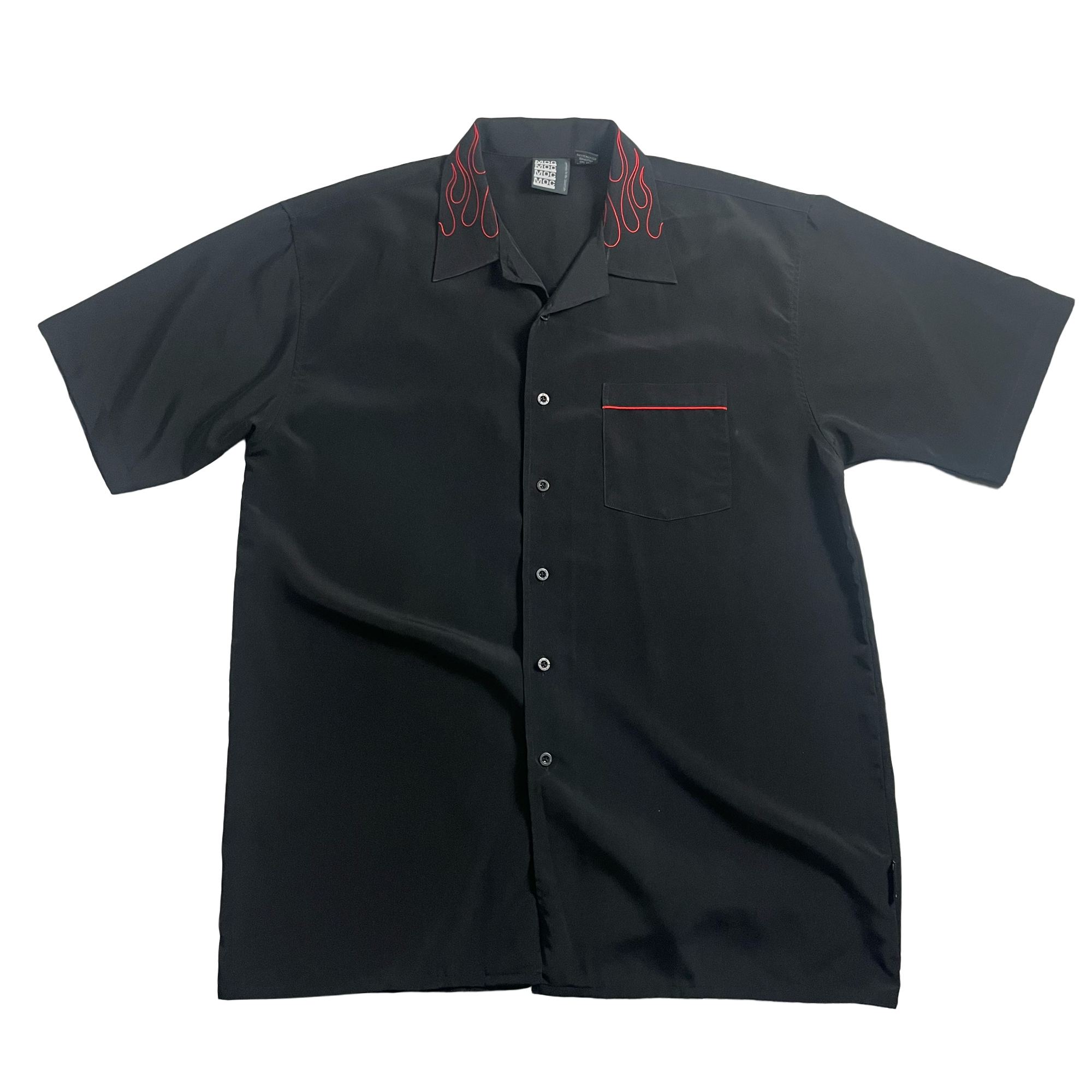 EMBROIDERY FIRE PATTERN SHIRTS
