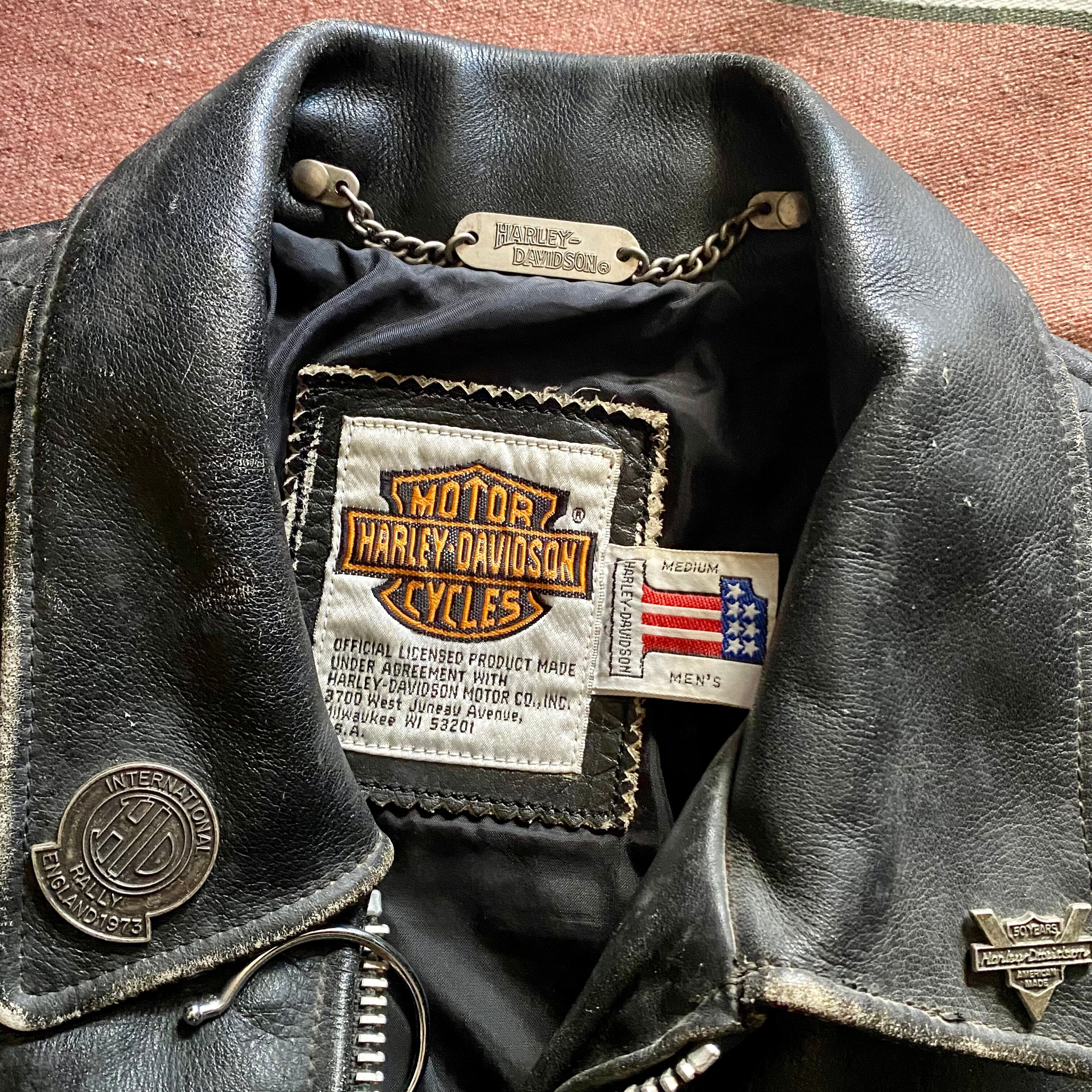 wind armor ライダーススカル革ジャンシングルハーレーダビッドソン