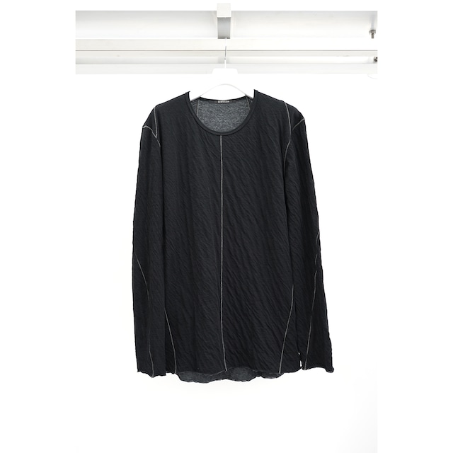 [D.HYGEN] (ディーハイゲン) ST101-1123A Wool And Cotton Double-Faced Long Sleeve T-Shirt