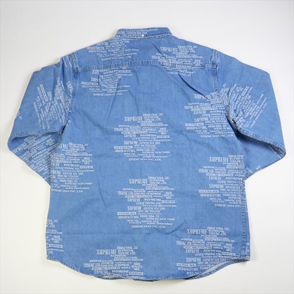 Size【L】 SUPREME シュプリーム 23SS Trademark Jacquard Denim Shirt  
