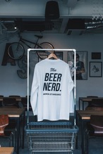 restock BEER NERD L/S TEE WHITE