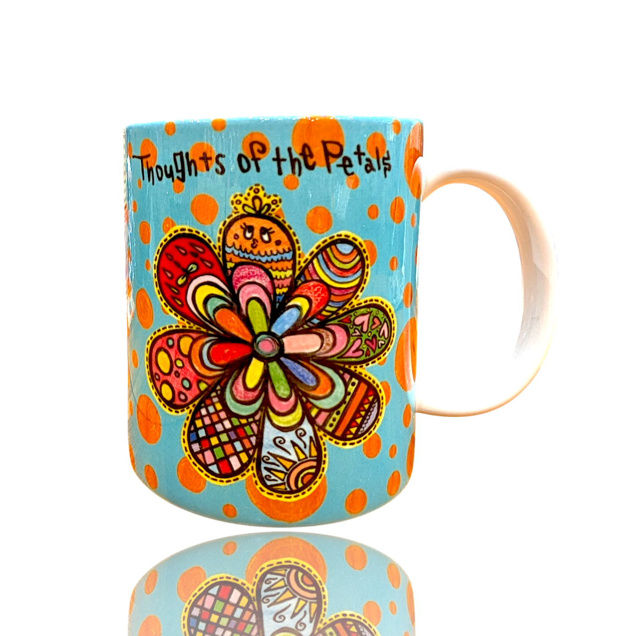 pipi陶器マグカップ 花びらの想いたち