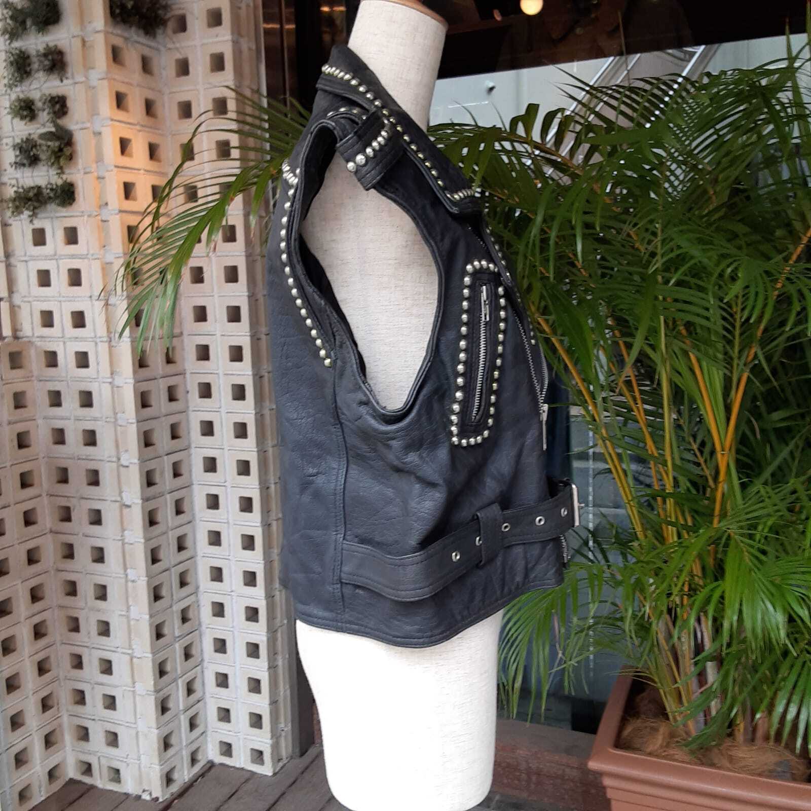 Riders leather vest / ライダース レザーベスト | BIG TIME