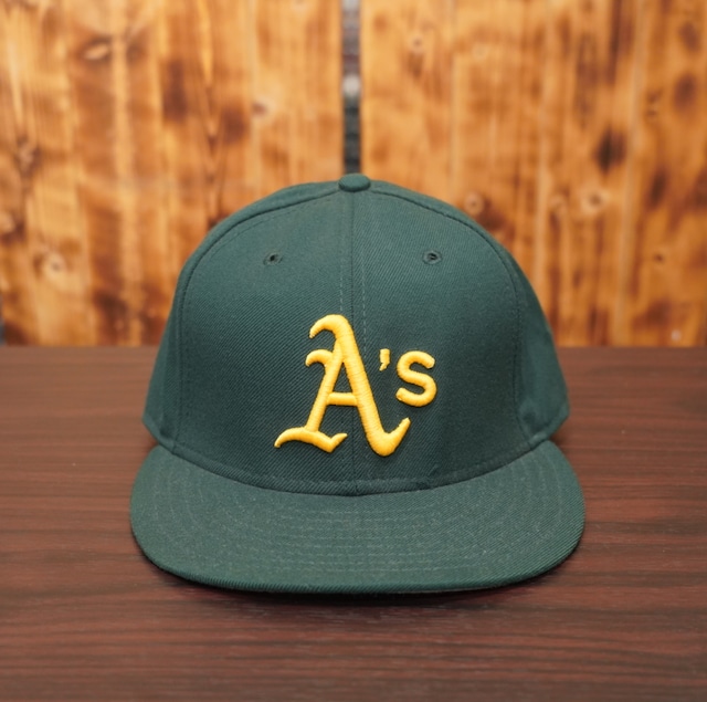 90s USA製　NEWERA Oakland athletics オークランド　アスレチックス 7 3/4