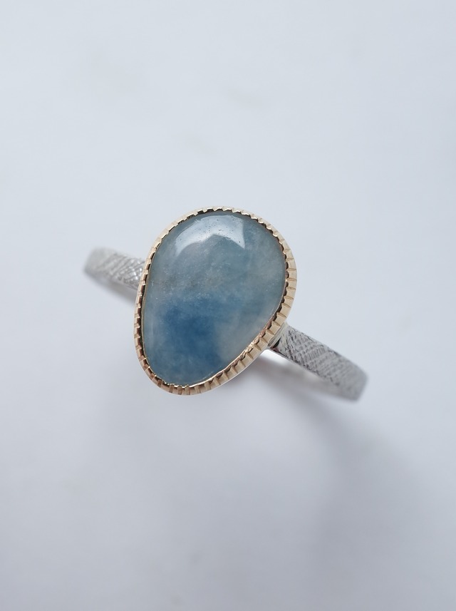 ITOIGAWA Blue Jadeite Ring