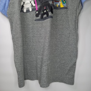 STAR WARS　半袖　ラグランTシャツ　ダースベイダー　グレー　XL