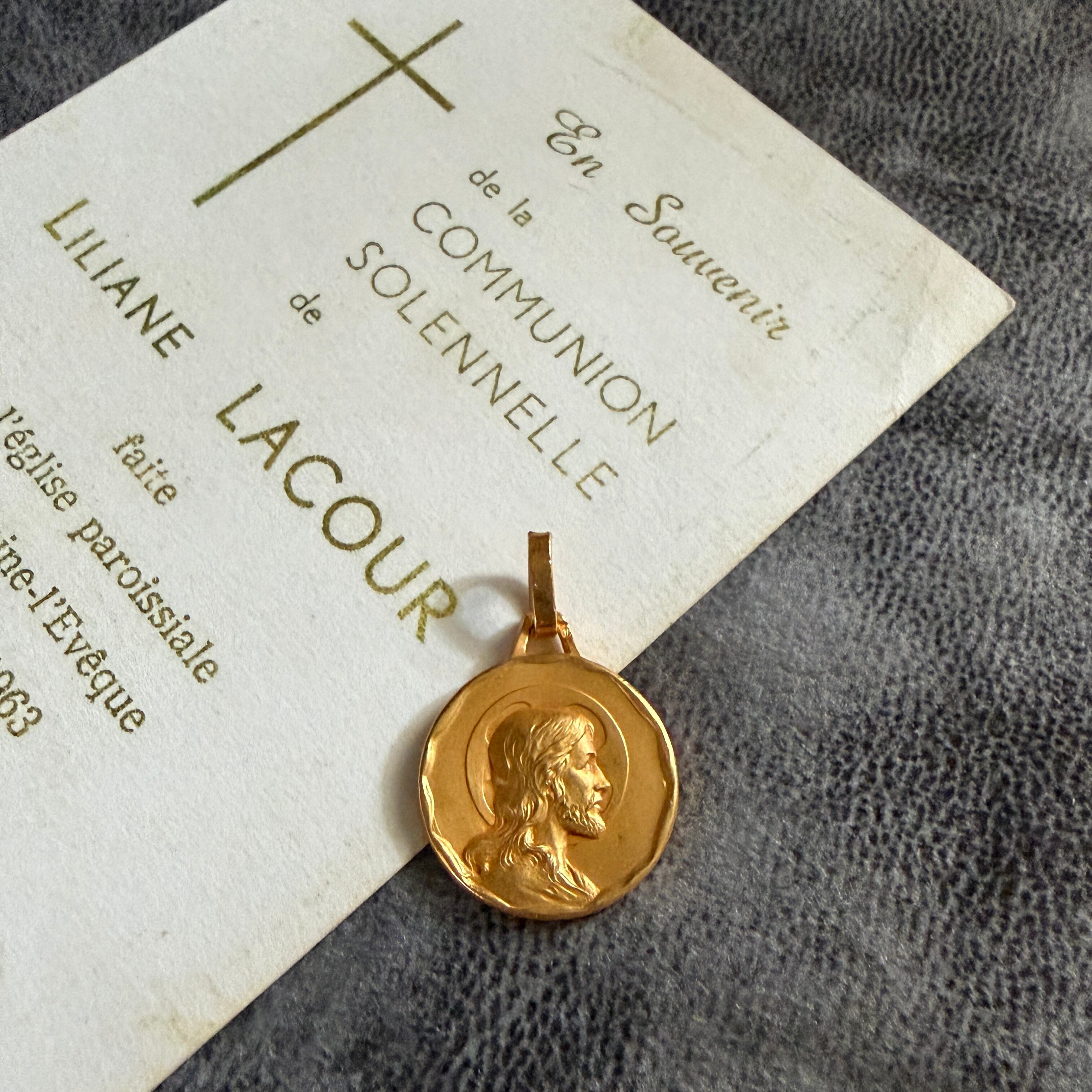 イエス・キリスト | Antique medaille Mary