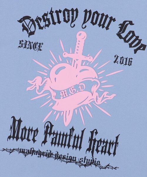 ☆NCT WISH サクヤ 着用！！【MAHAGRID】PAINFUL LS TEE - 2COLOR | Pay ID