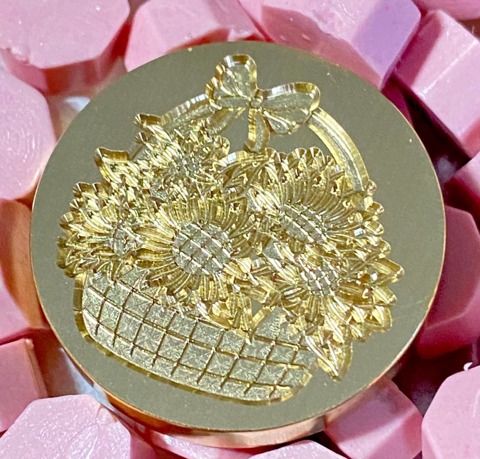 スタンプ(向日葵の花籠)