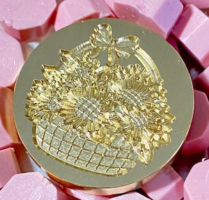 スタンプ(向日葵の花籠)