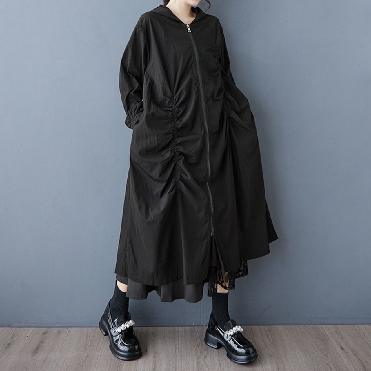 シャーリングディテール ウインドブレーカー 60002