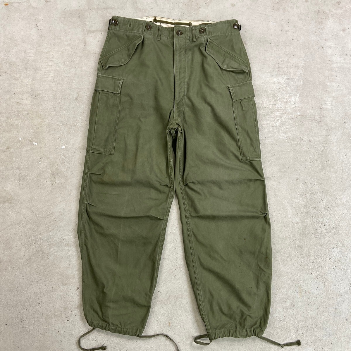 50年代 U.S.ARMY 米軍実品 M-51 フィールドパンツ メンズW35相当 古着 