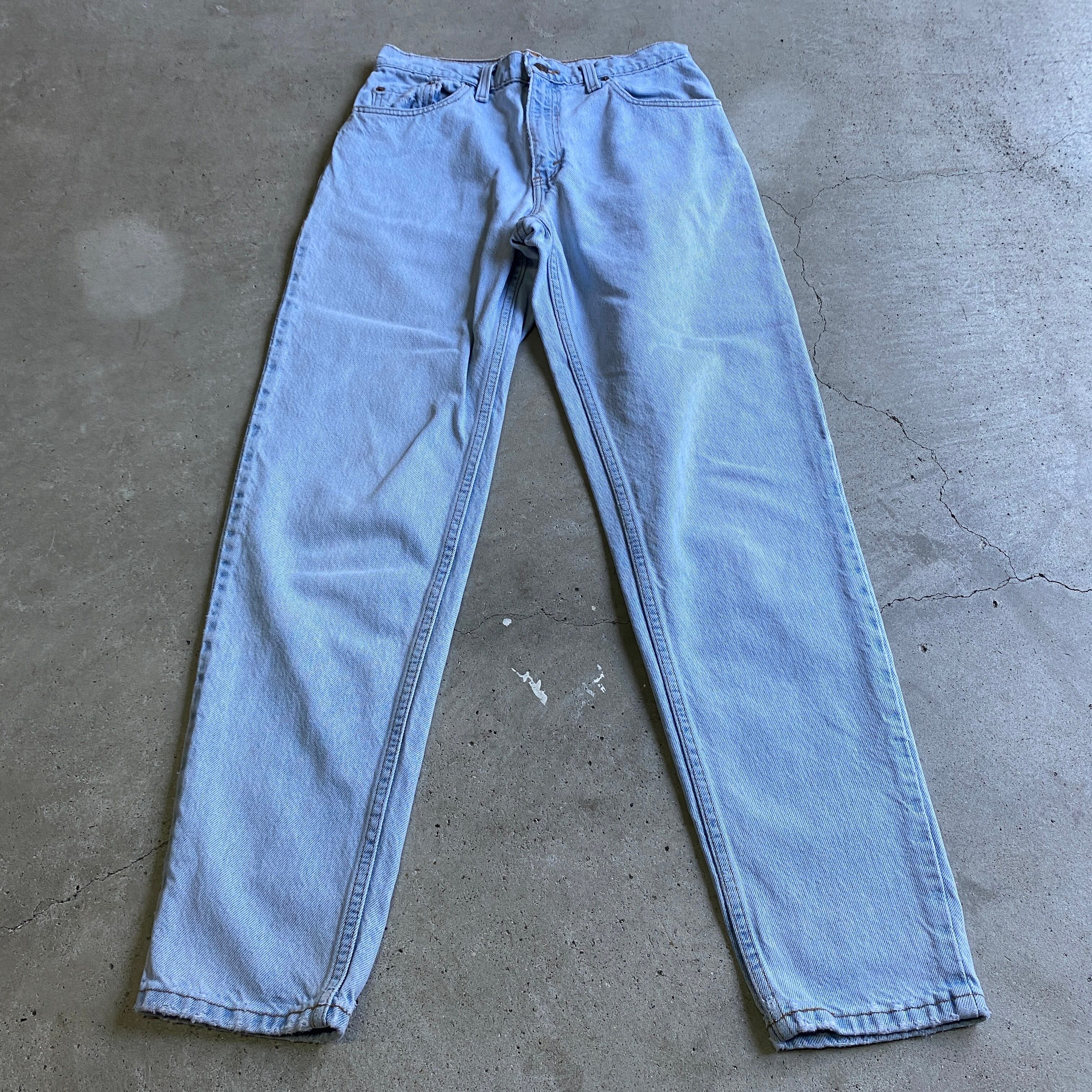 USA製 90年代 Levi's リーバイス 550 テーパード ワイド バギー デニム ...