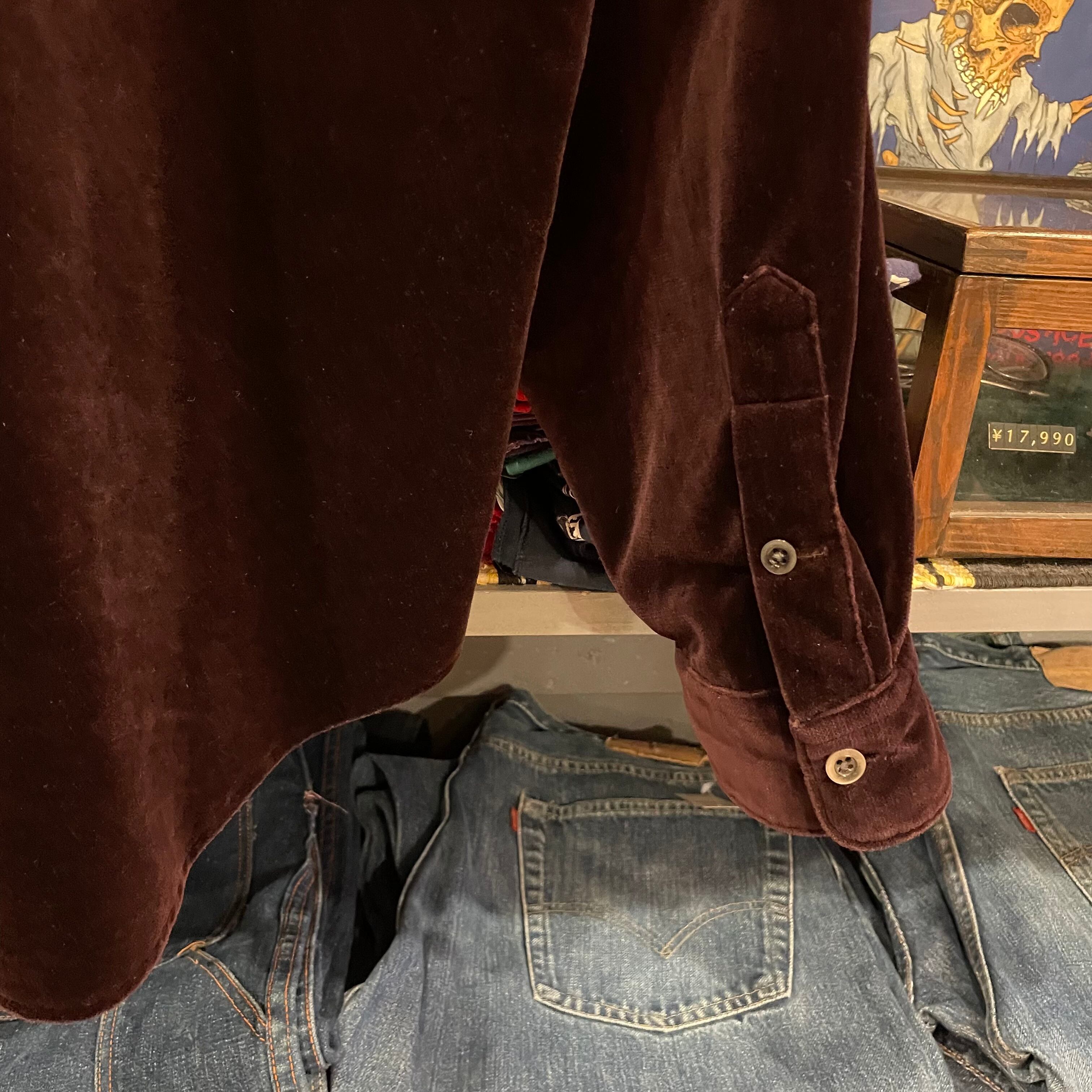 90s Polo by Ralph Lauren L/S Velours Shirt | VOSTOK 90s Polo by Ralph Lauren L/S Velours Shirt | VOSTOK