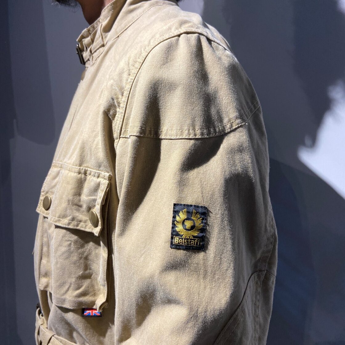 Belstaff ベルスタッフ イギリス製 コーデュロイ襟 コットンジャケット 