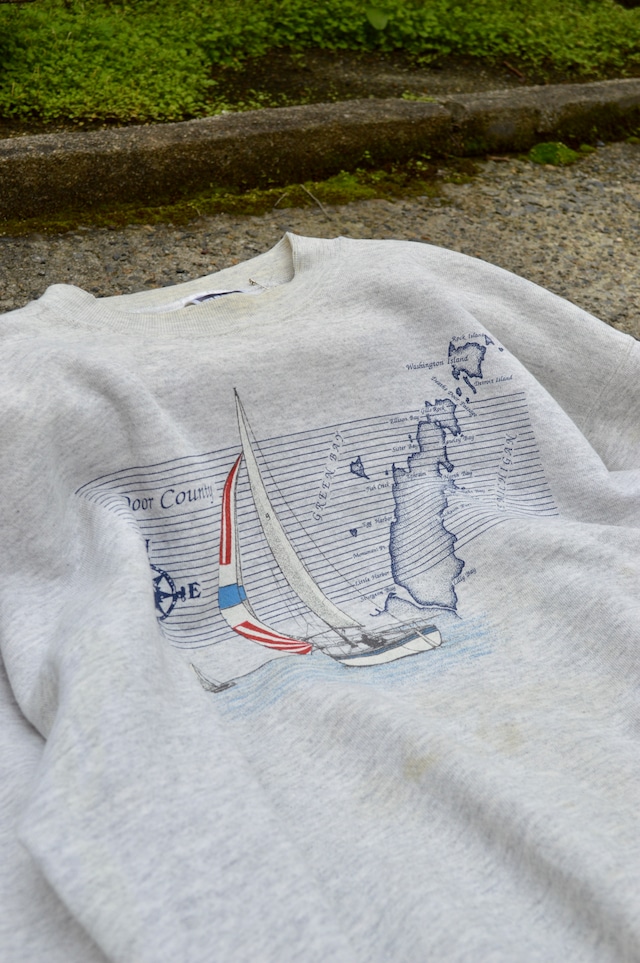 ISLANDER 90s TULTEX 90s Body SUPER WEIGHT Sailing Club Sweat Made in USA タルテックス 90年代 USA製 スウェット セーリングクラブ