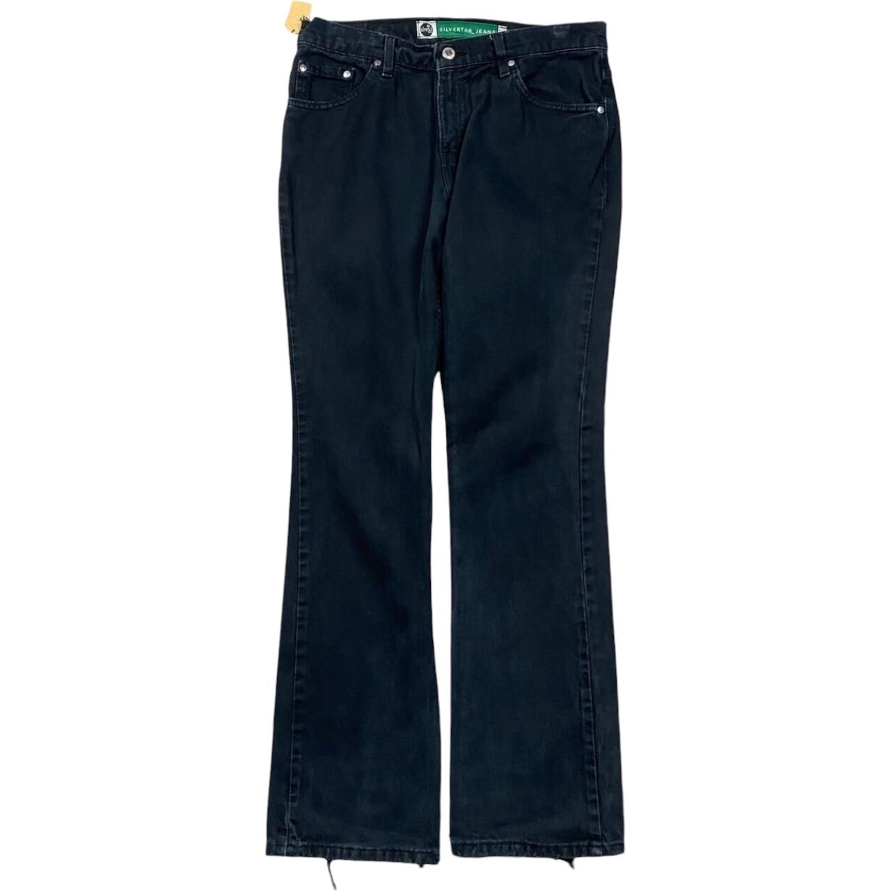 《実寸W31 L32》Levi's リーバイス シルバータブ ブラックデニムパンツ USA製 90年代 vintage no.4272