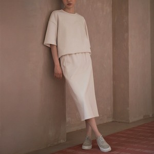 【Setup】クルーネックトップス＆ロングスカート No.6060