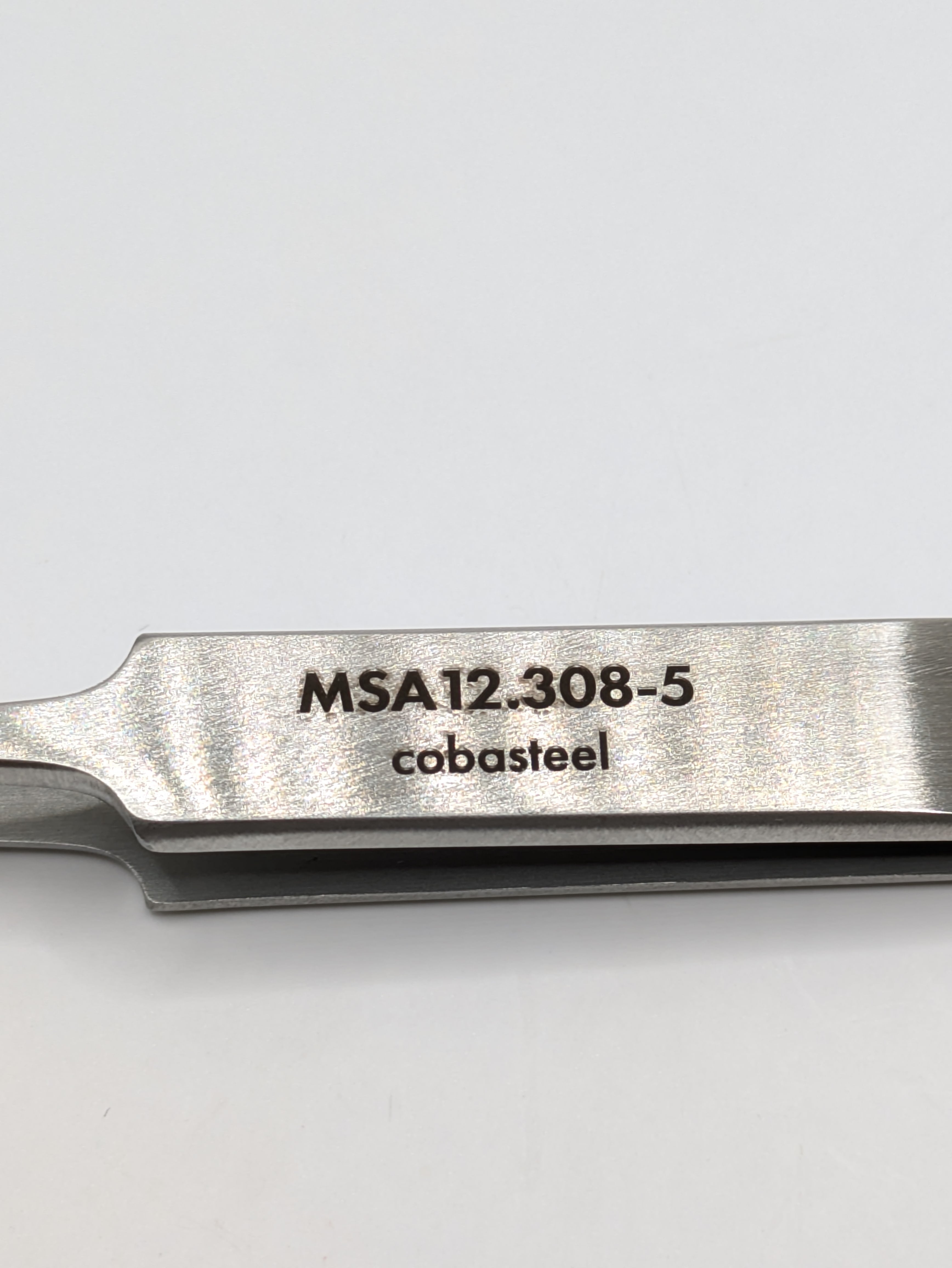 MSA12.308-5 COBASTEEL no.5 ピンセット 63/64HRC 高強度 & 100％完全
