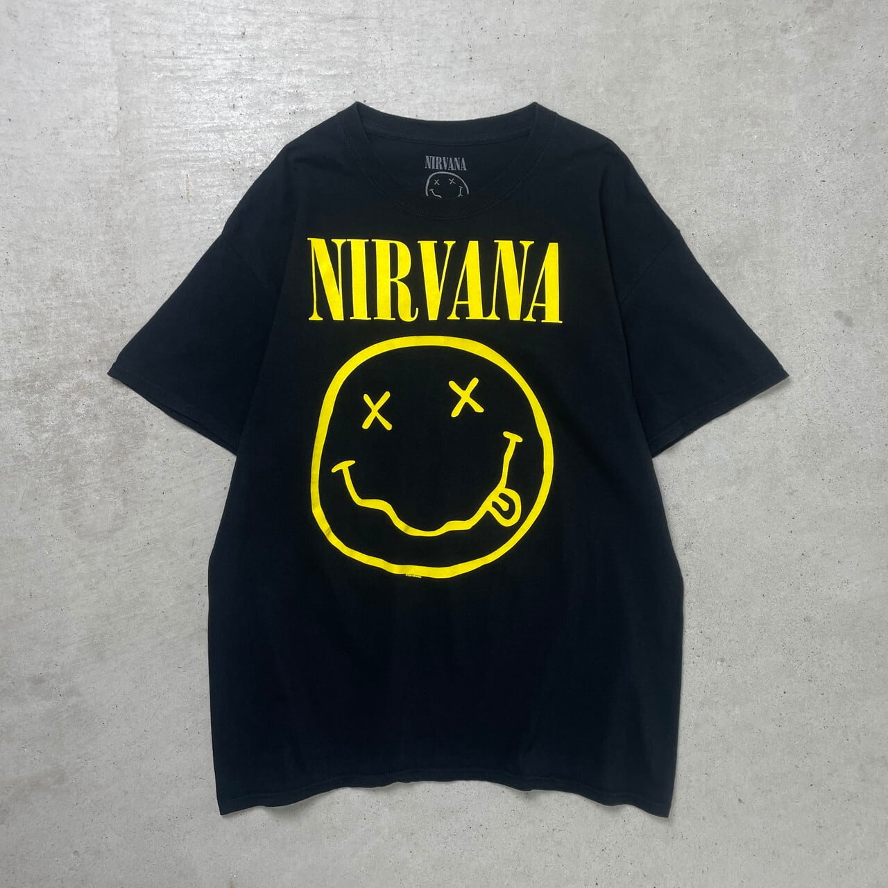00年代 NIRVANA ニルヴァーナ スマイル バンドTシャツ バンT メンズL