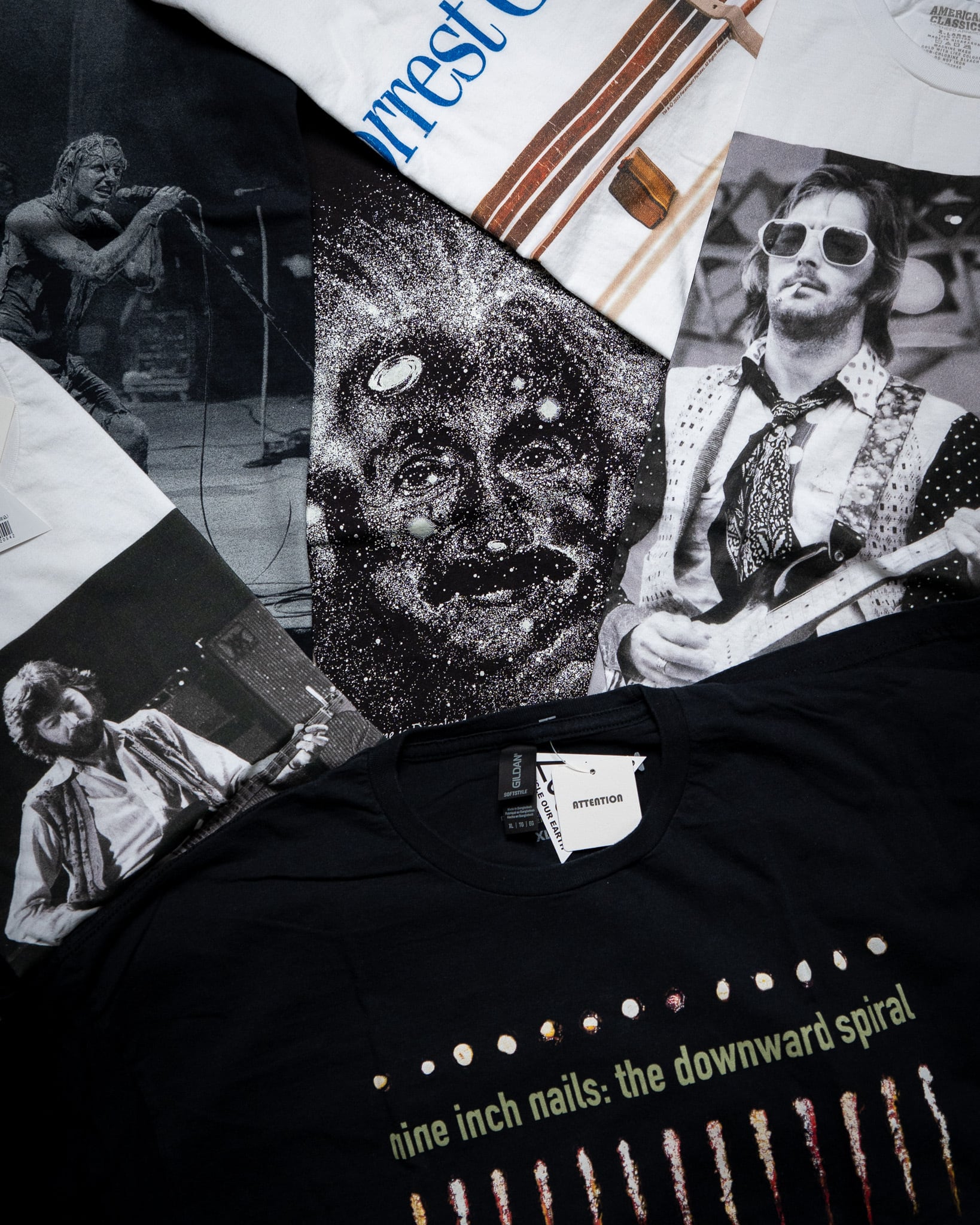 THRIFTY LOOK】ERIC CLAPTON TEE 新品 ユーズド加工 L XL エリック