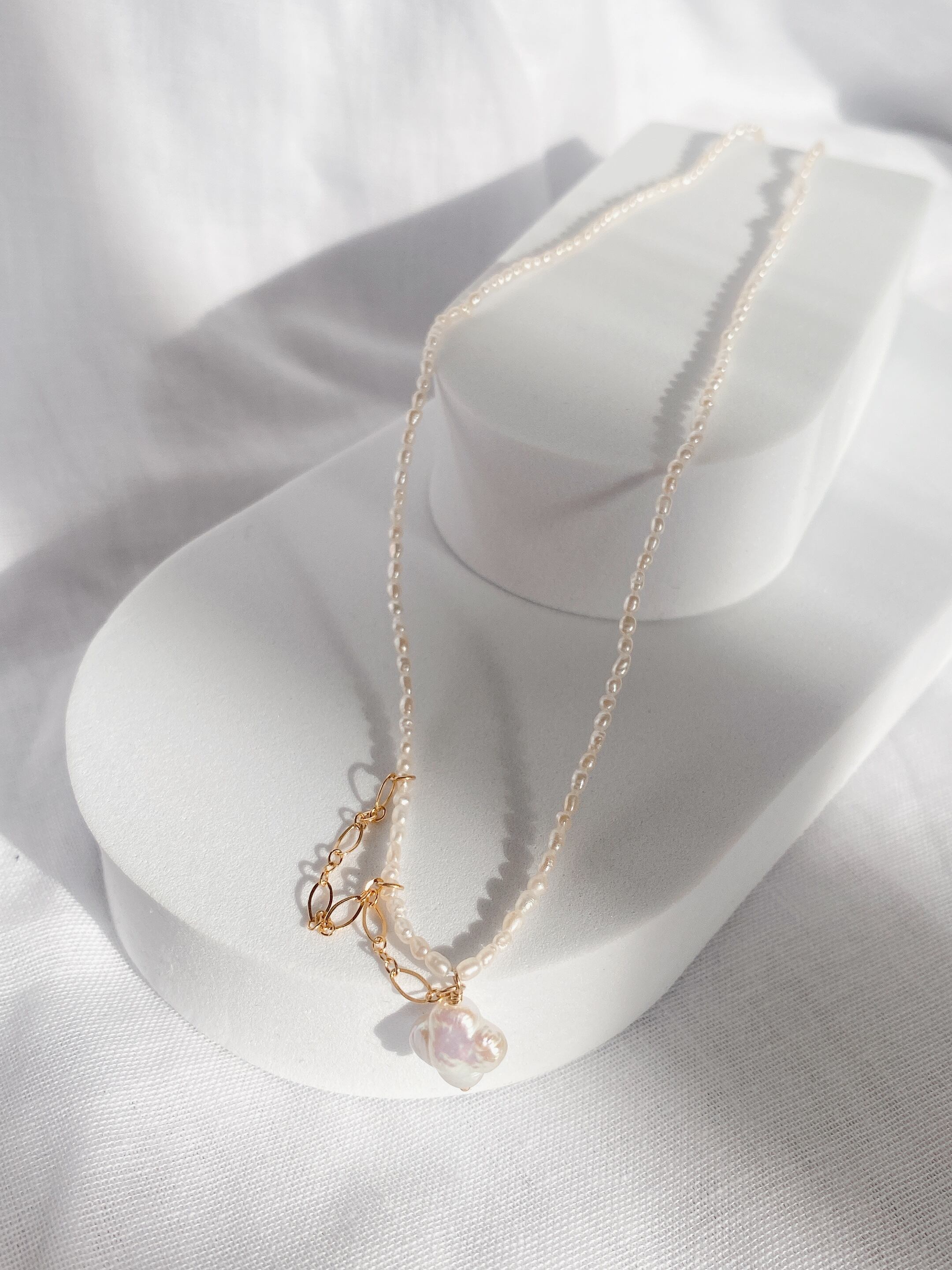 N5443】Christian Dior oval necklace/クリスチャンディオール
