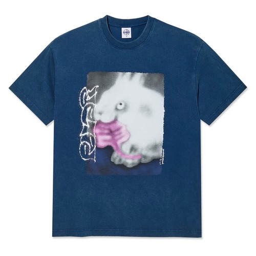 POLAR / RABBIT TEE WASHED BLUE