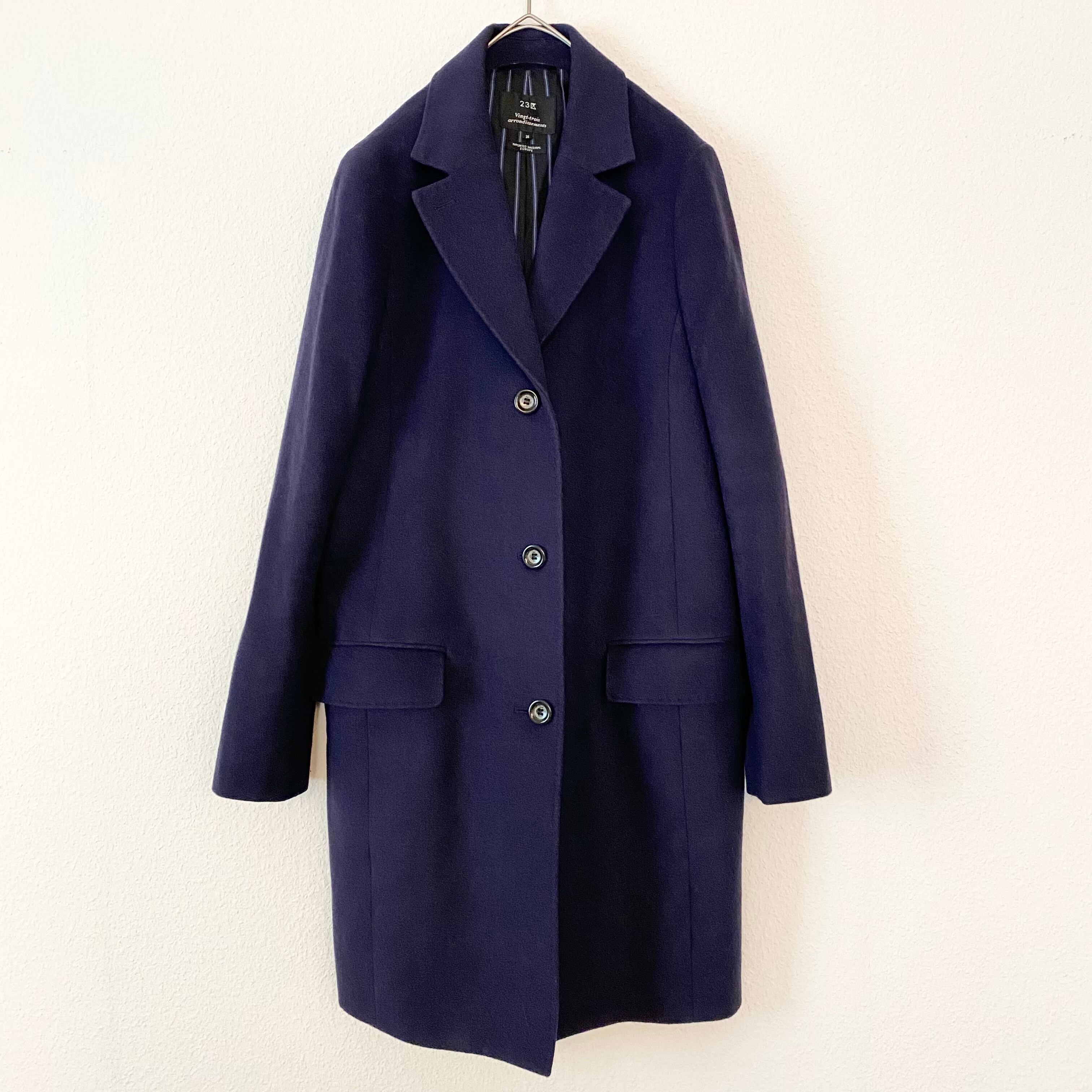 美品 The SECRETCLOSET チェスターコート 濃紺 The SECRET CLOSET ネイビー チェスターコート 美品 The SECRETCLOSET