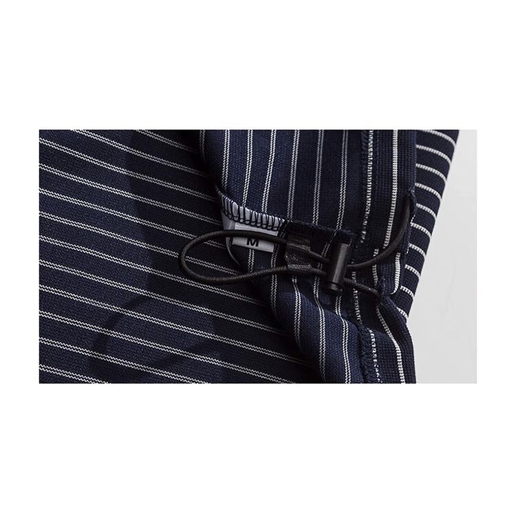 ★COLOR CONTRAST STRIPE SHIRT TOP　　　A0737