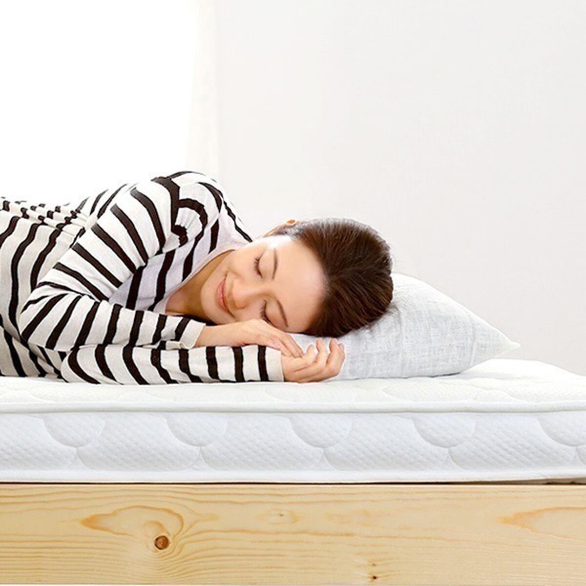 薄型ポケットコイルスプリングマットレス ロール梱包 シングル ポケットコイル