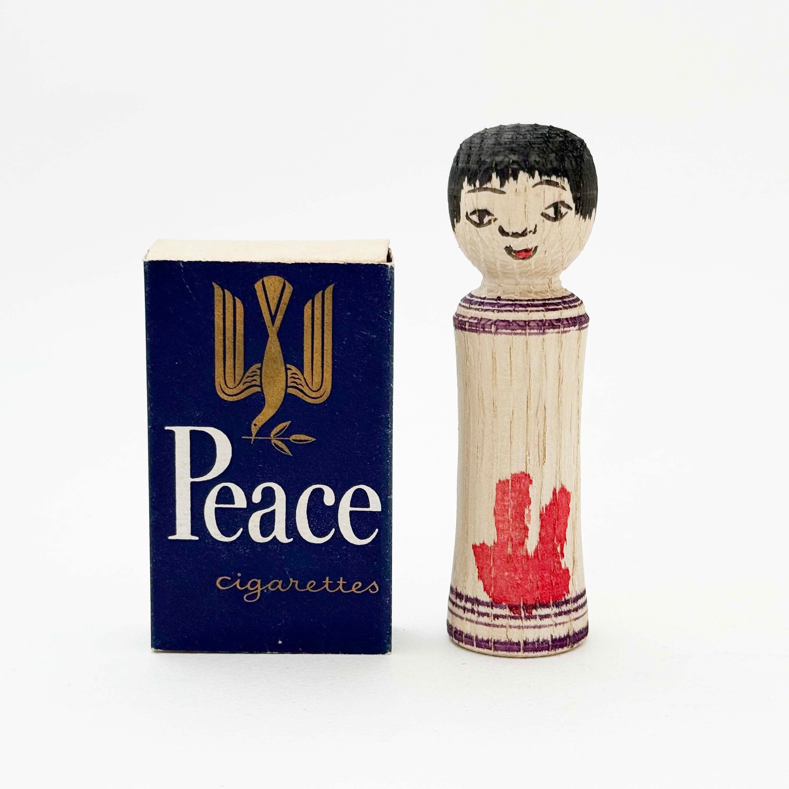 今晃工人こけし（9cm嶋津型）