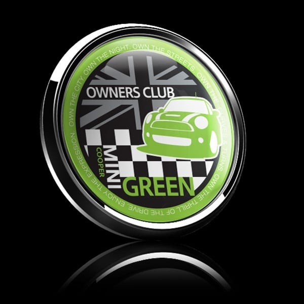 ゴーバッジ(ドーム)（CD0378 - MINI OWNERSCLUB GREEN） - 画像2