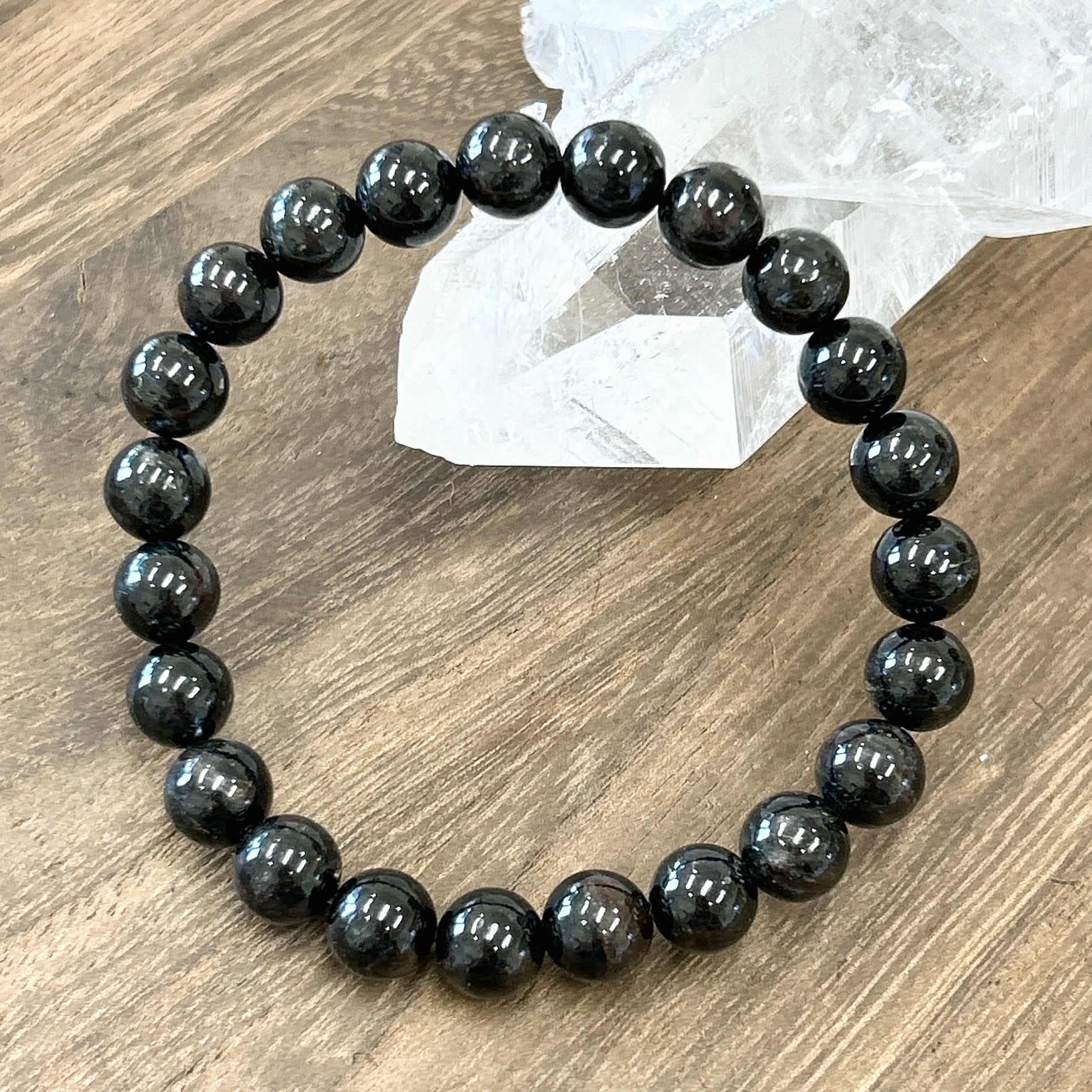 極上品】ブラウンルチルブレスレット10ミリ♪天然石♪天然石