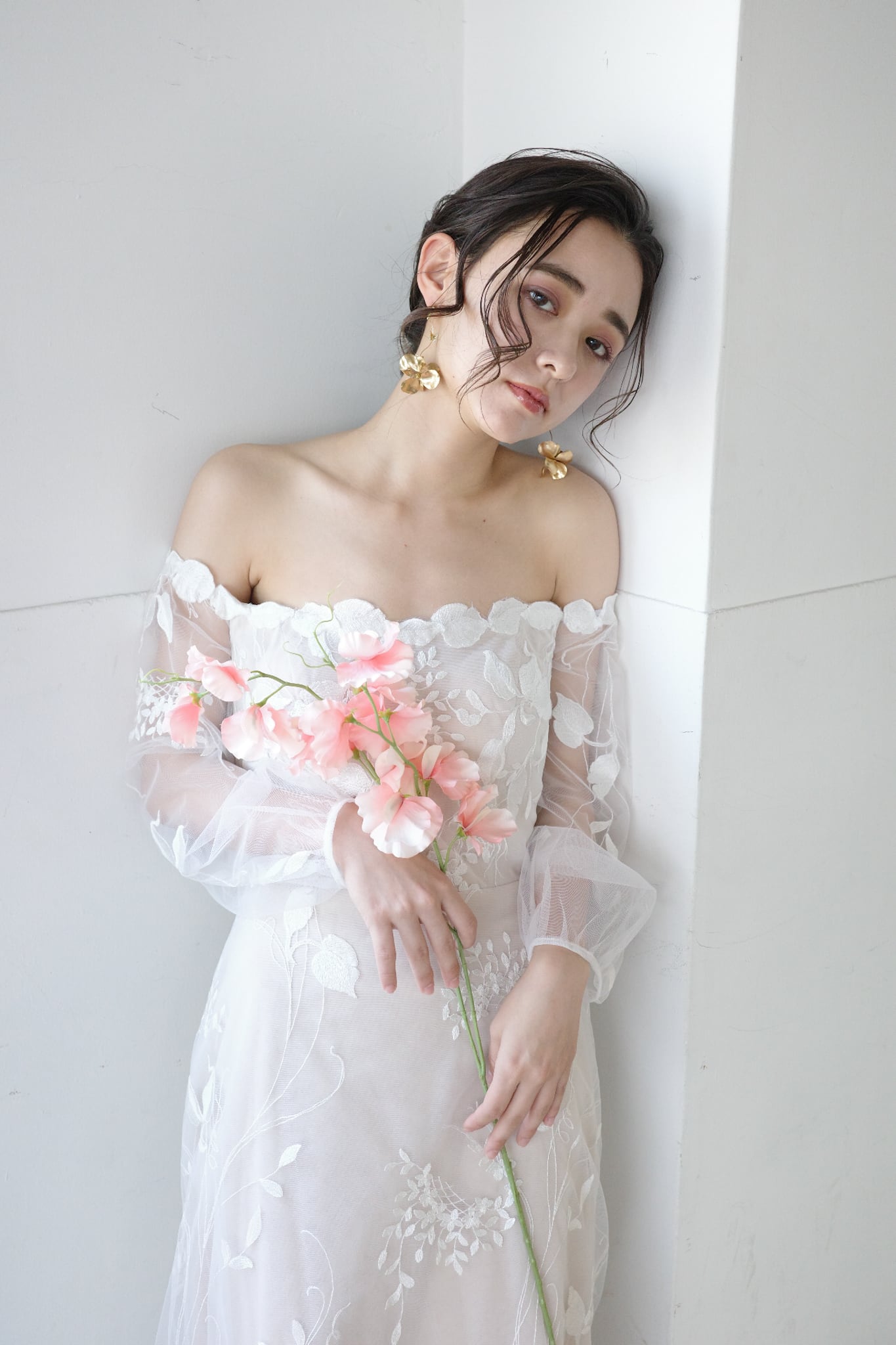 ゼクシィ掲載】butterfly flower | ブライダルアクセサリー flua 