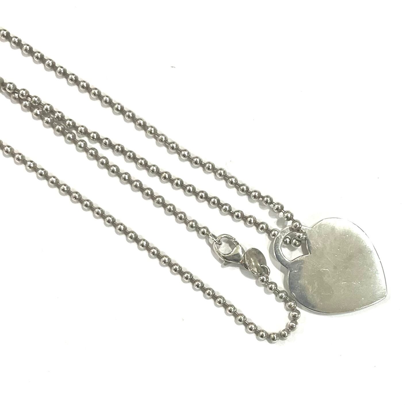 TIFFANY&CO.】T1992 “PLEASE RETURN TO” ハートタグロングネックレス