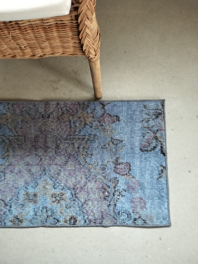 Turkish small rug 49✕100cm No.409