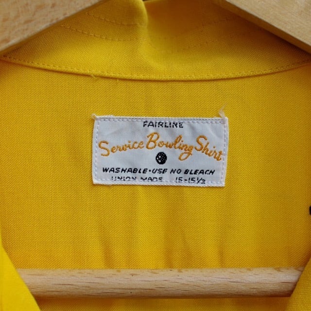 1950-60s FAIRLANE Service Rayon Bowling Shirt / ヴィンテージ 