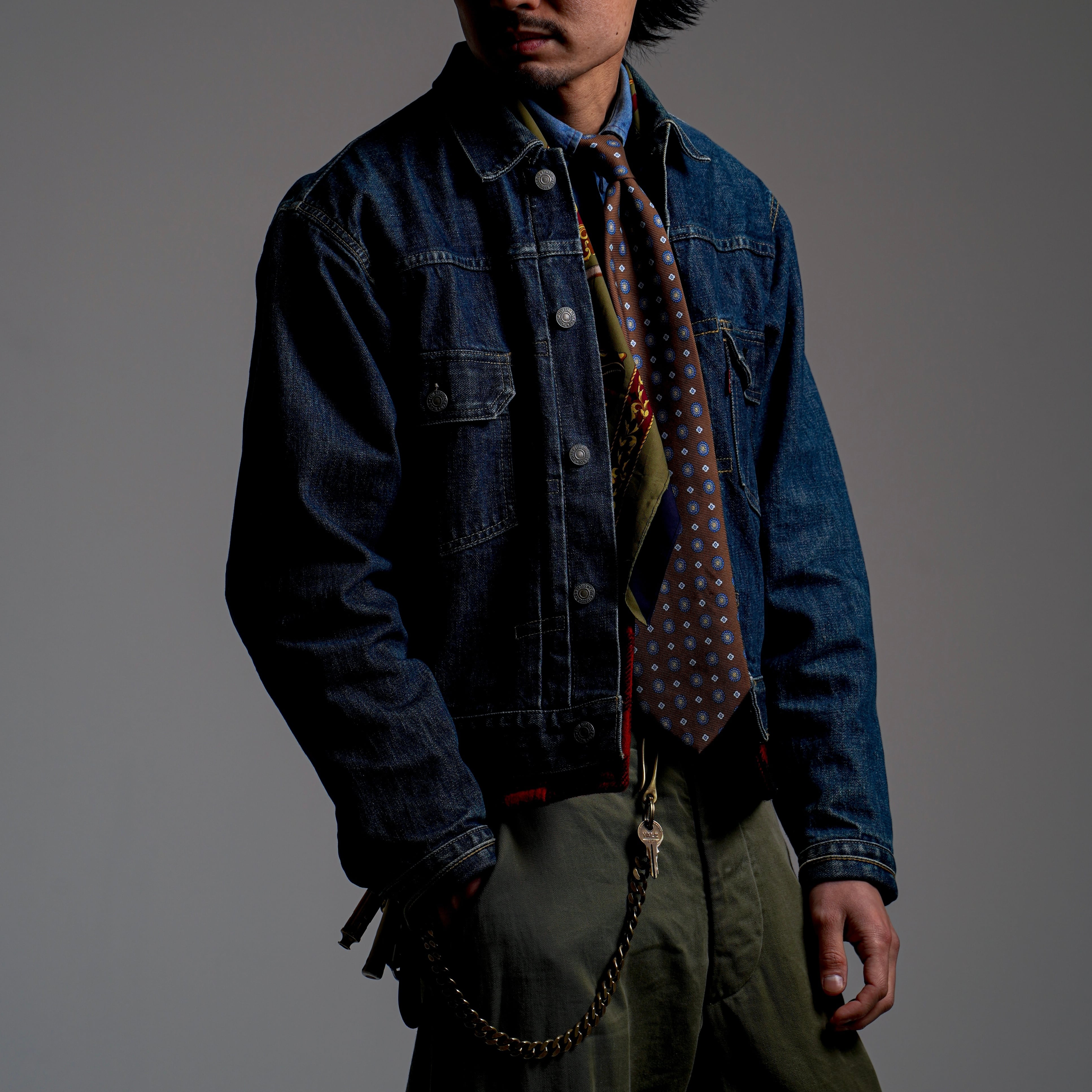 燻 / 人気No.1】Vintage Brass Wallet Chain Hand Made in Japan