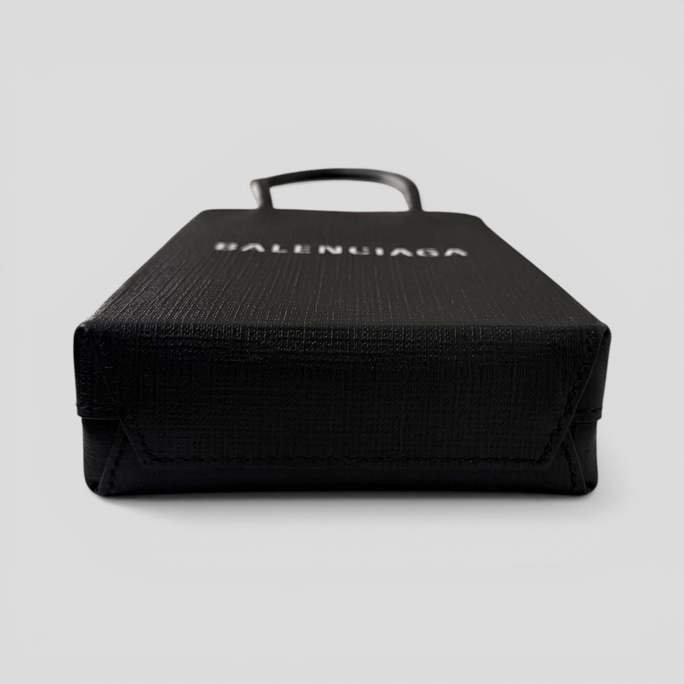 BALENCIAGA Shopping Phone Holder Black | BRAND RESORT Online