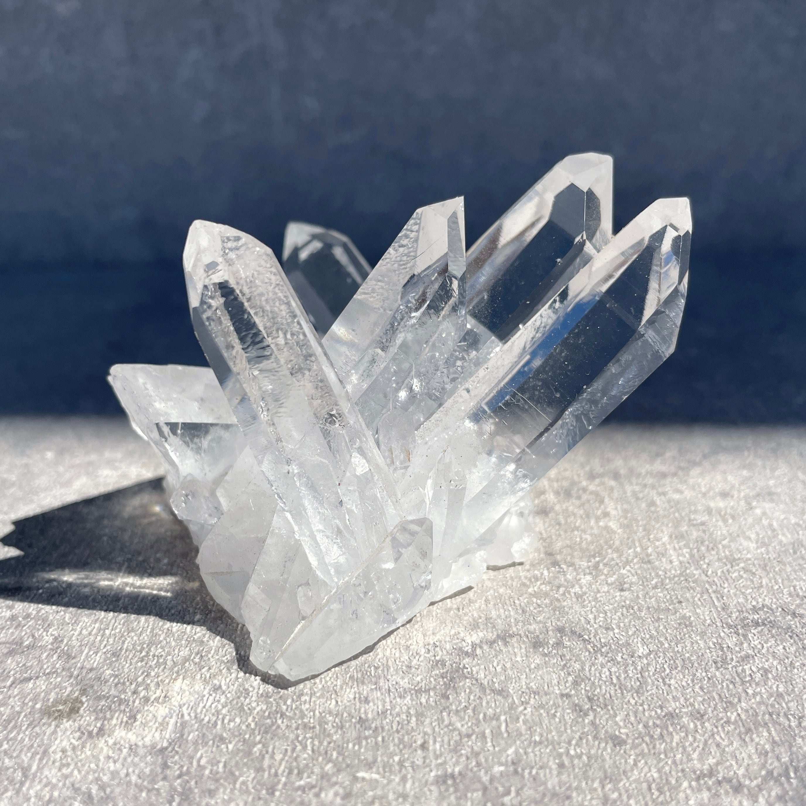 ゼッカ産水晶 クリアクォーツクラスター02◇スターブラリークォーツ/ヴィジョンクォーツ/ゼコデソーザ(ゼカデソーザ)産