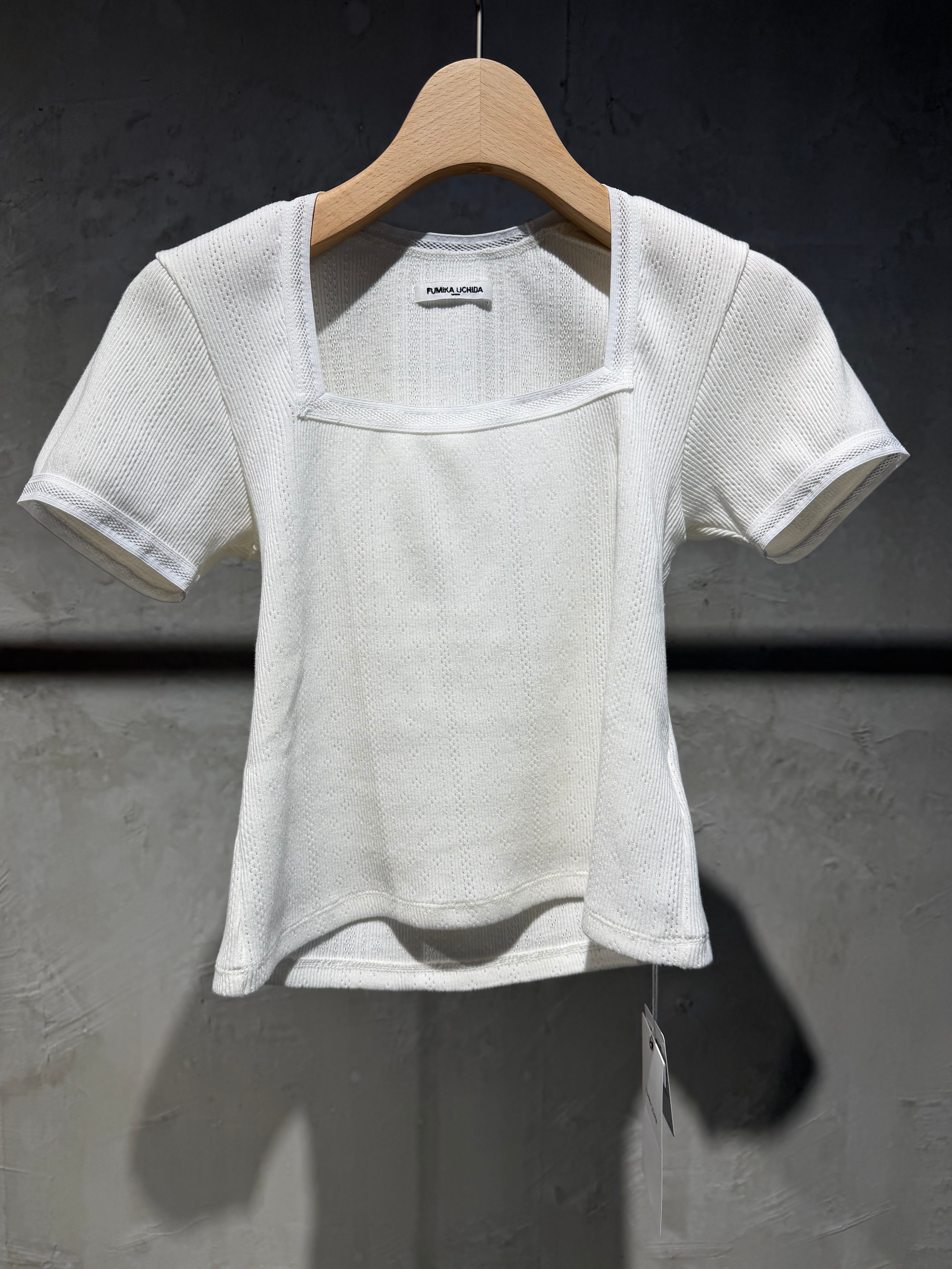 FUMIKA_UCHIDA/Square neck T | ikasa.