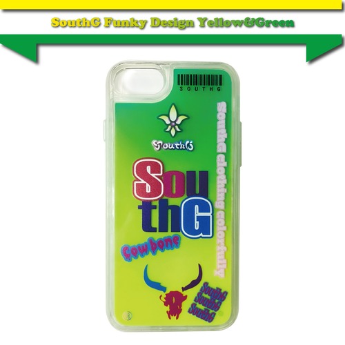 ネオンサンドケース【SouthG Funky Design Yellow&Green】