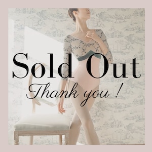 刺繍ロングスリーブ ベロアライン バレエレオタード(pink)